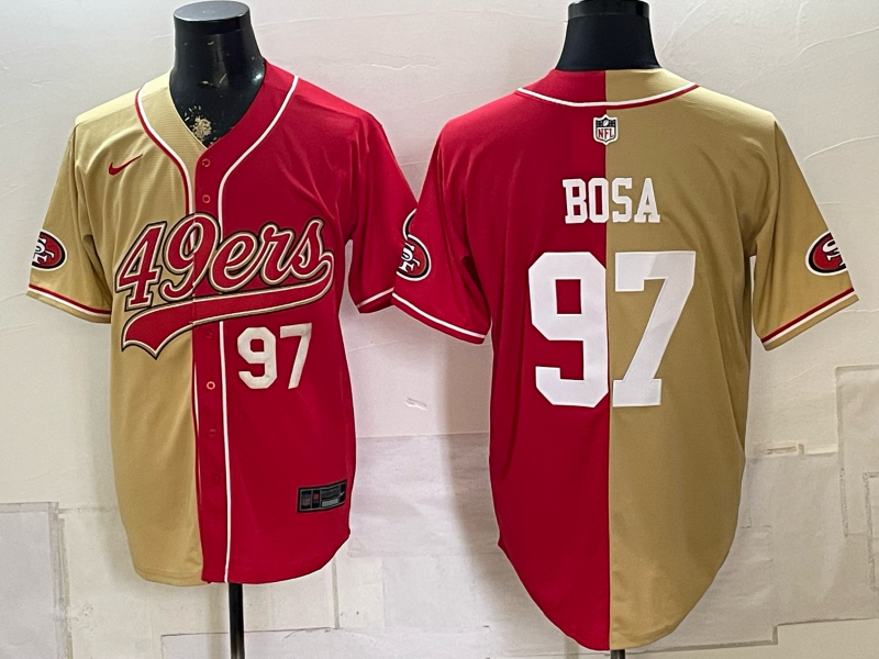 Men 2026 San Francisco 49ers #97 Bosa red Nike Limited NFL Jersey 0811002